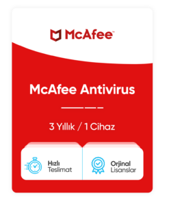 McAfee Total Protection Antivirüs – 2 Yıllık
